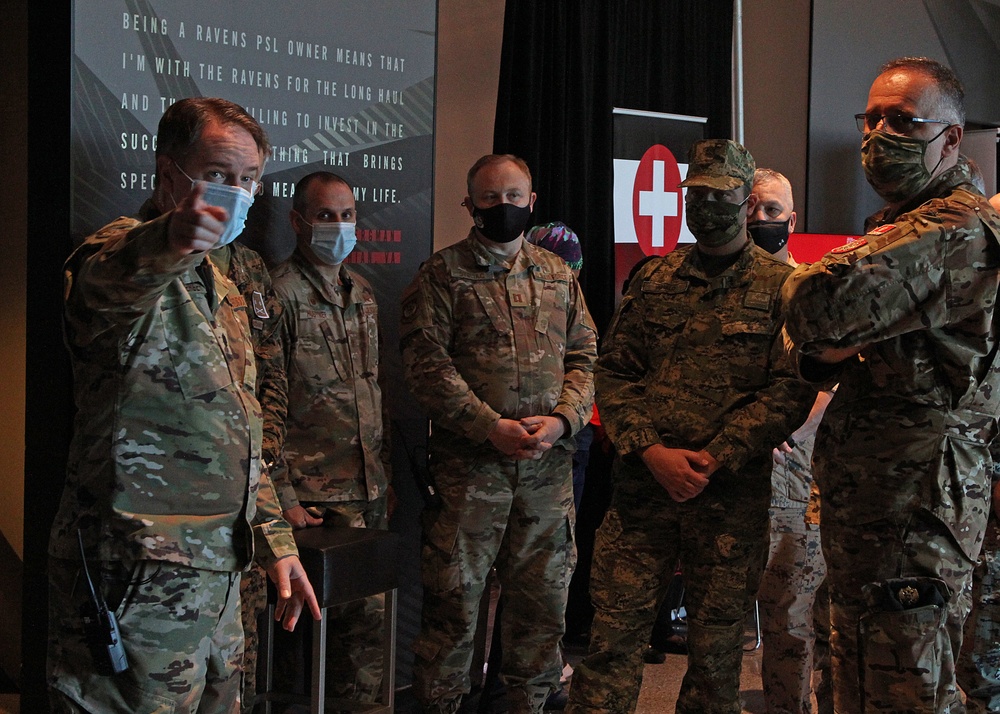 Maryland National Guard shares COVID-19 response best practices with partners.