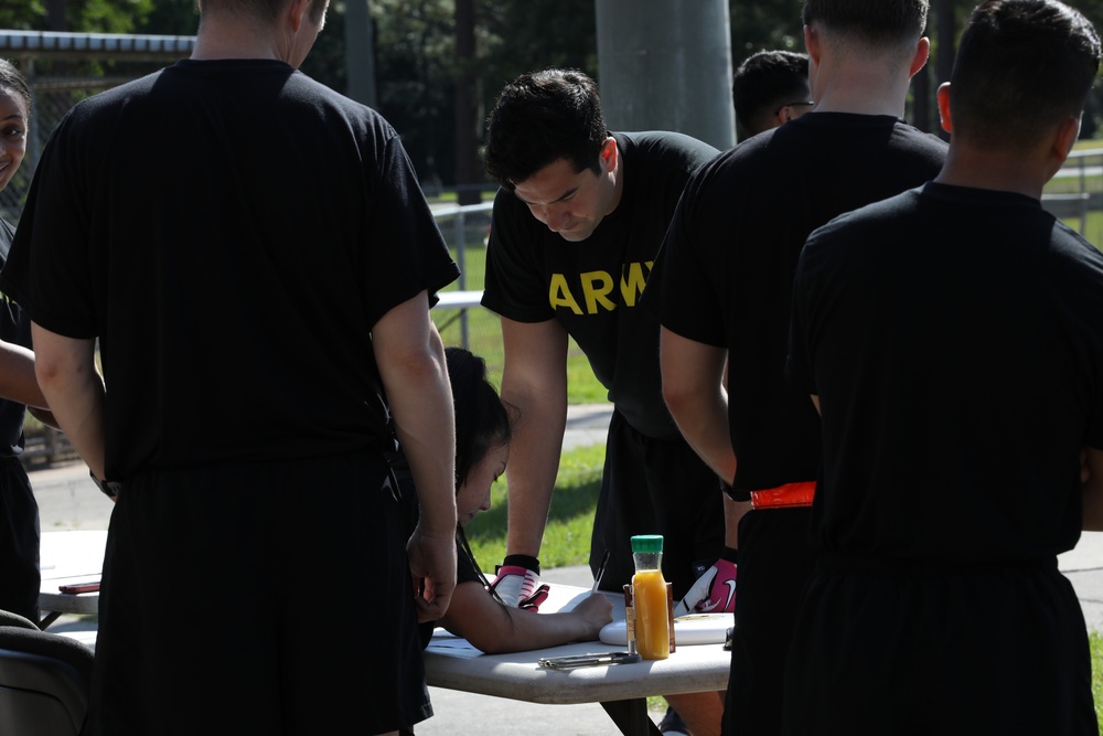 Dogface Soldier Compete in Flag Football Tournament During Marne Week