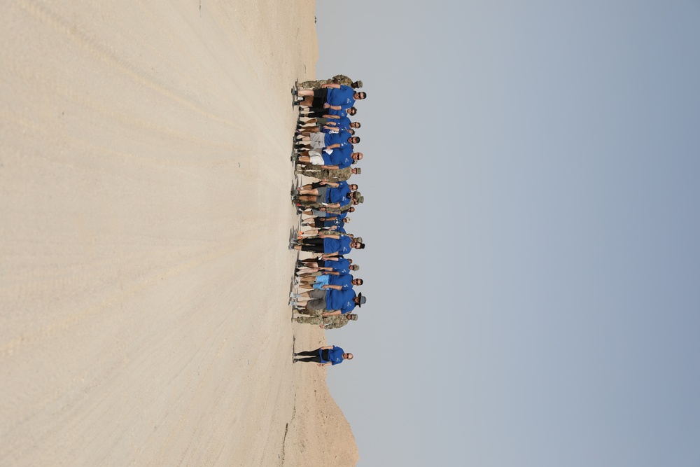 Soldiers and DoD civilians joined chaplains for a Prayer Walk at Camp Buehring, Kuwait.