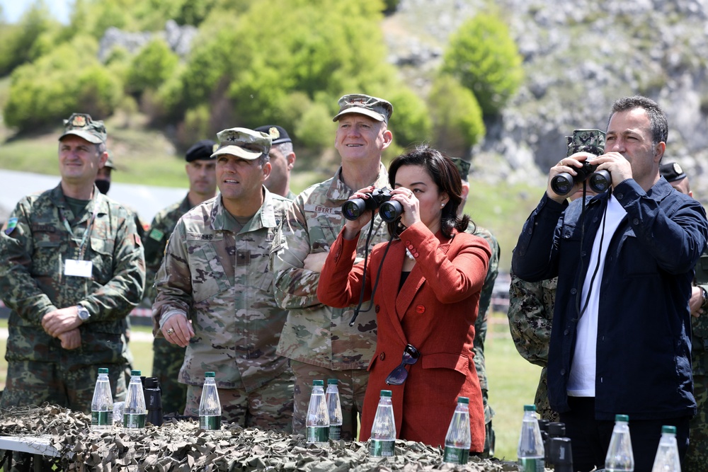 U.S., Ambassador Yuri Kim visits U.S. Troops in Albania