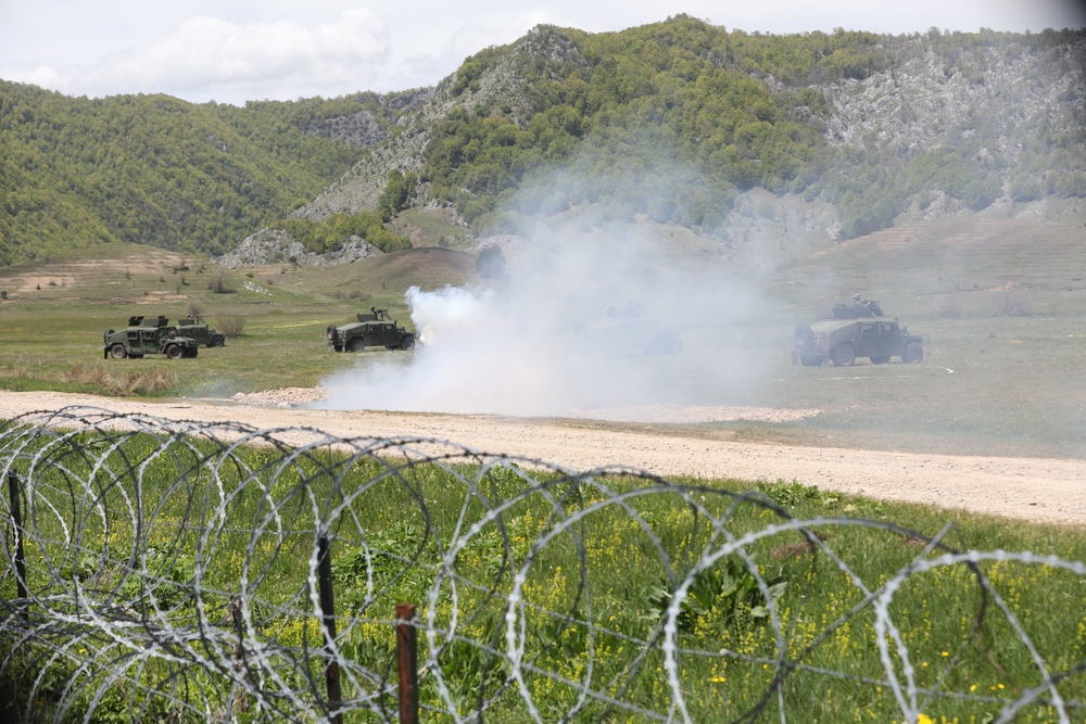 U.S., Abanian troops train at Biza