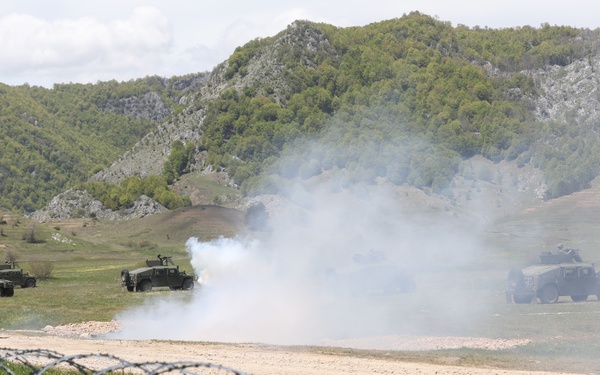 U.S., Abanian troops train at Biza