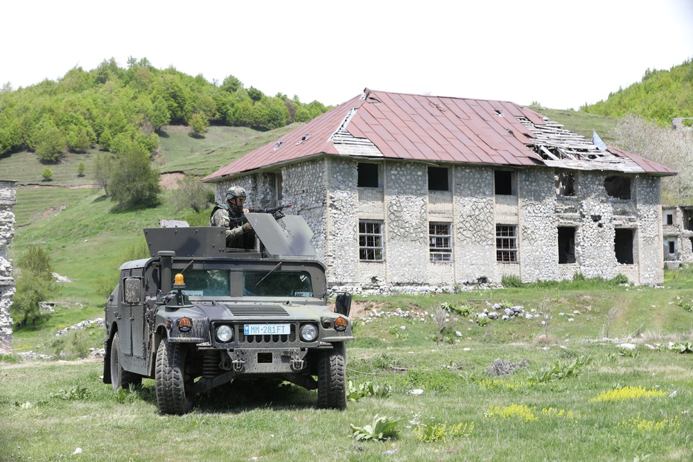 U.S., Albanian troops train at Biza