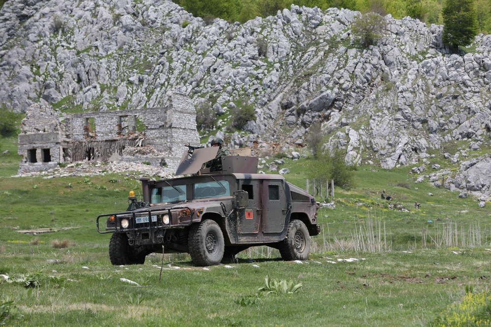 U.S., Albanian troops train at Biza