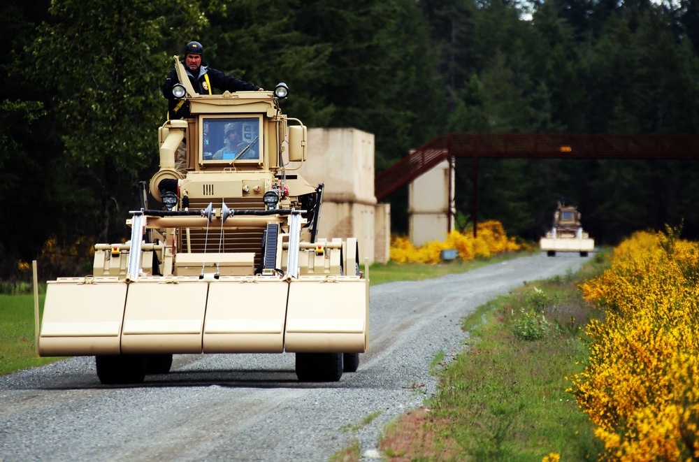 National Guard Engineers train on Husky Mine Detection Vehicle