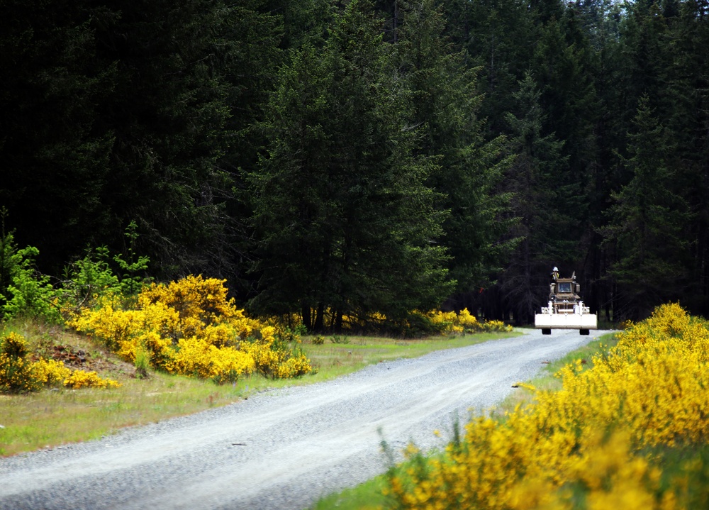 National Guard Engineers train on Husky Mine Detection Vehicle