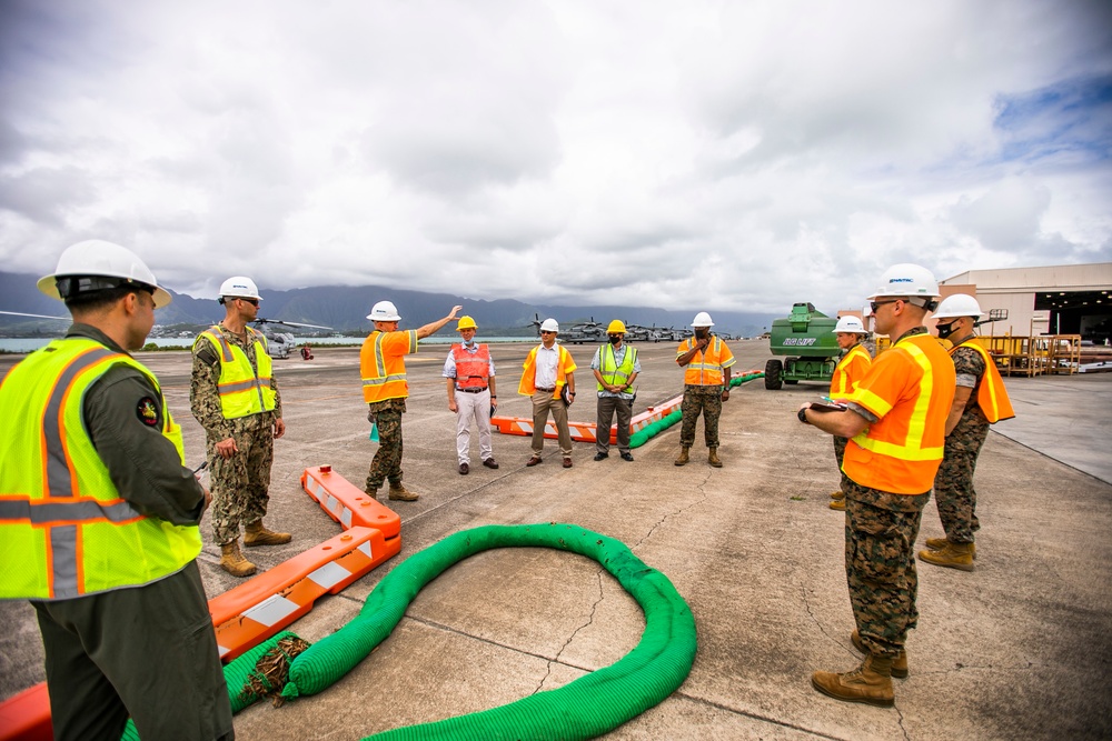 Brig. Gen. Bowers and Sgt. Maj. Kitashima visit MCBH, May 2021