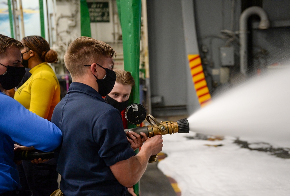 Truman departed Norfolk Naval Shipyard after completing a 10-month regularly scheduled extended carrier incremental availability.