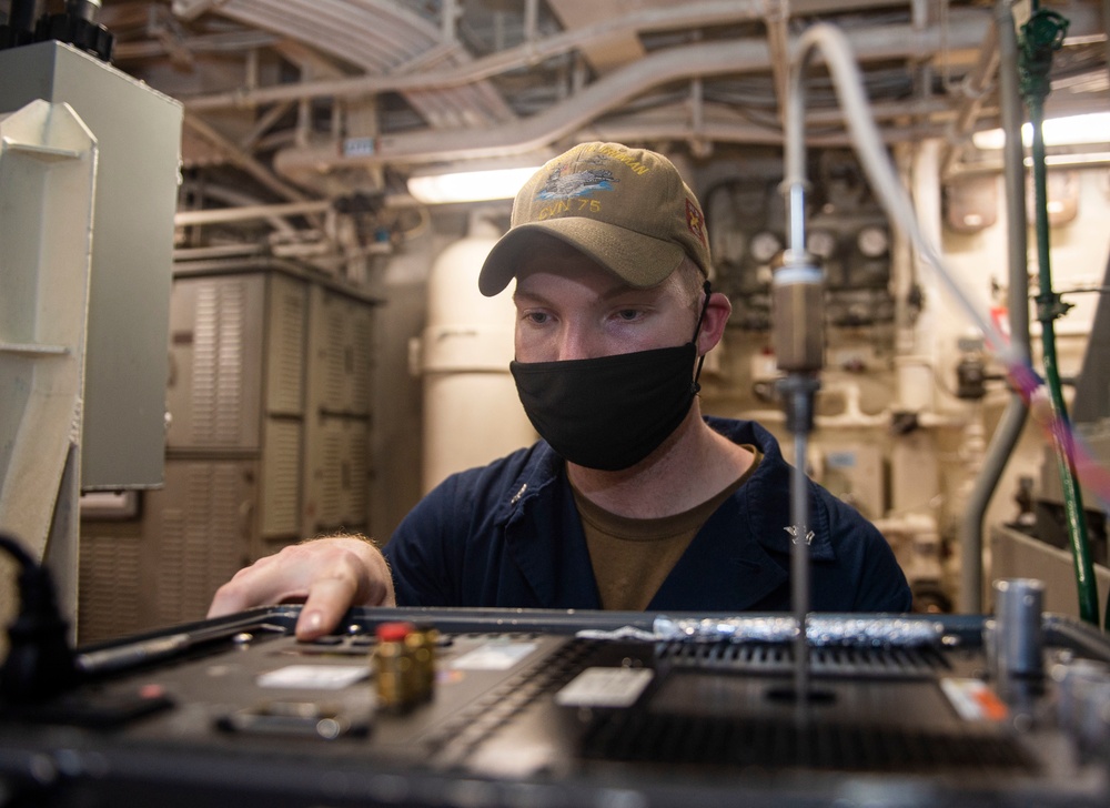 Truman departed Norfolk Naval Shipyard after completing a 10-month regularly scheduled extended carrier incremental availability.