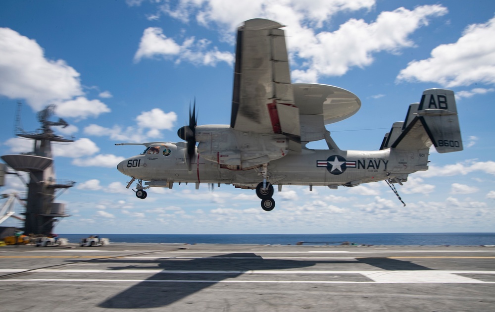 USS Harry S. Truman (CVN 75) transits the Atlantic Ocean
