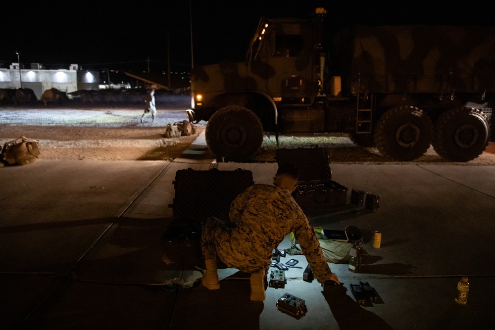 Marines Convoy Across The United States