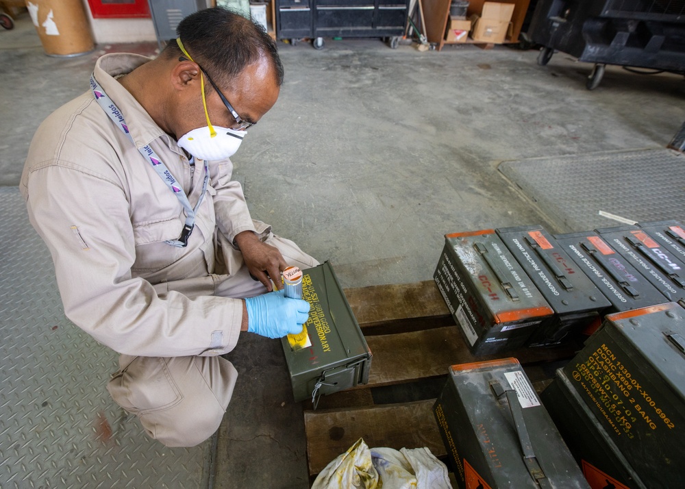 Ammo Supply Point Conducts Retrograde of Ammunition