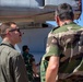 Service Attaché and Advisor Group attends MV-22B static display