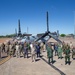 Service Attaché and Advisor Group attends MV-22B static display