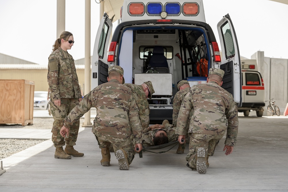 Al Dhafra medics conduct joint training during EMS week