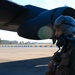 1st Lt. &quot;Snake Eyes&quot; steps to board a B-52H Stratofortress