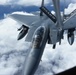 F-15 receives fuel over Scotland