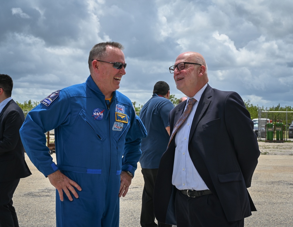 Acting SecAF and CSO visit Cape Canaveral SFS