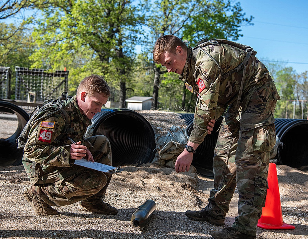 Friendship, willpower guides cadets through Best Sapper Competition