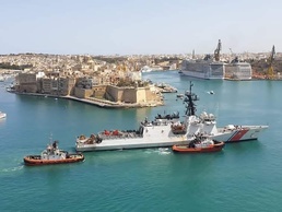 U.S. Coast Guard conducts port visit in Valletta, Malta