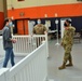 NY Guard members man vax site at Orange County Community College