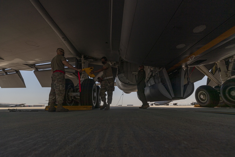 141st Air Refueling Squadron refuels EC-130J Commando Solo