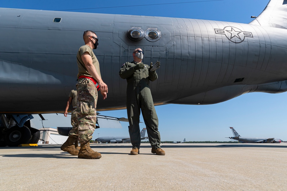 141st Air Refueling Squadron refuels EC-130J Commando Solo