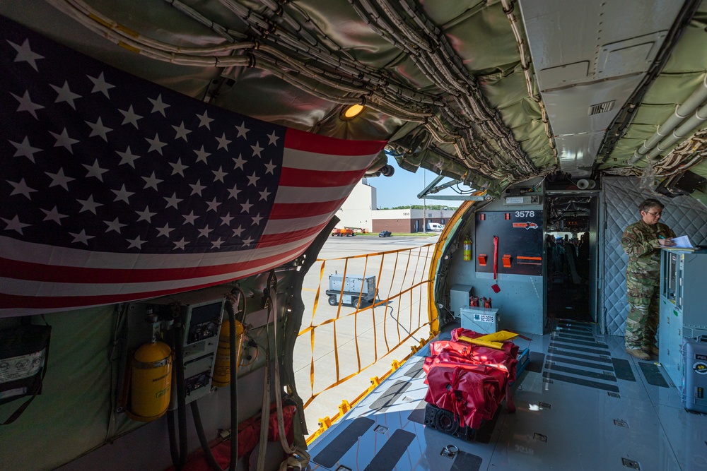 141st Air Refueling Squadron refuels EC-130J Commando Solo