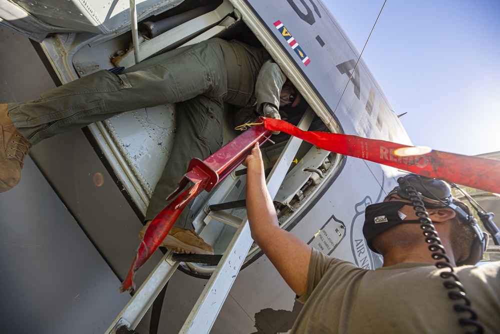 141st Air Refueling Squadron refuels EC-130J Commando Solo