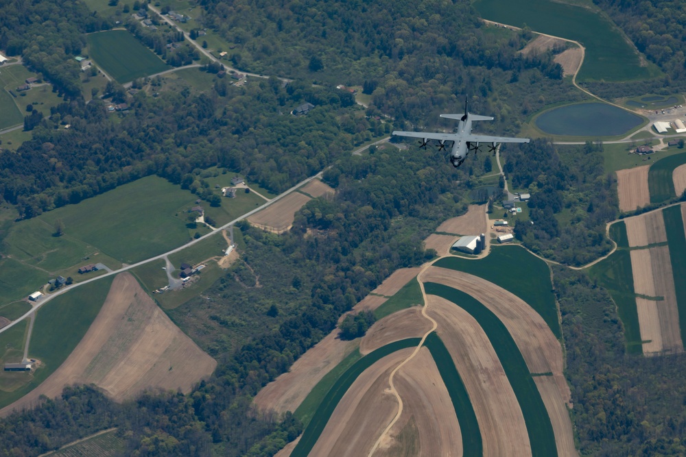 141st Air Refueling Squadron refuels EC-130J Commando Solo