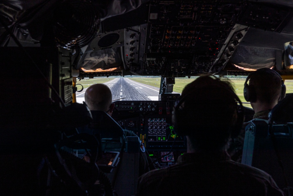 141st Air Refueling Squadron refuels EC-130J Commando Solo