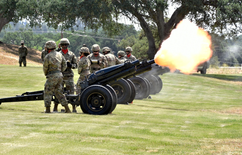 91st Training Division Artillery Salute
