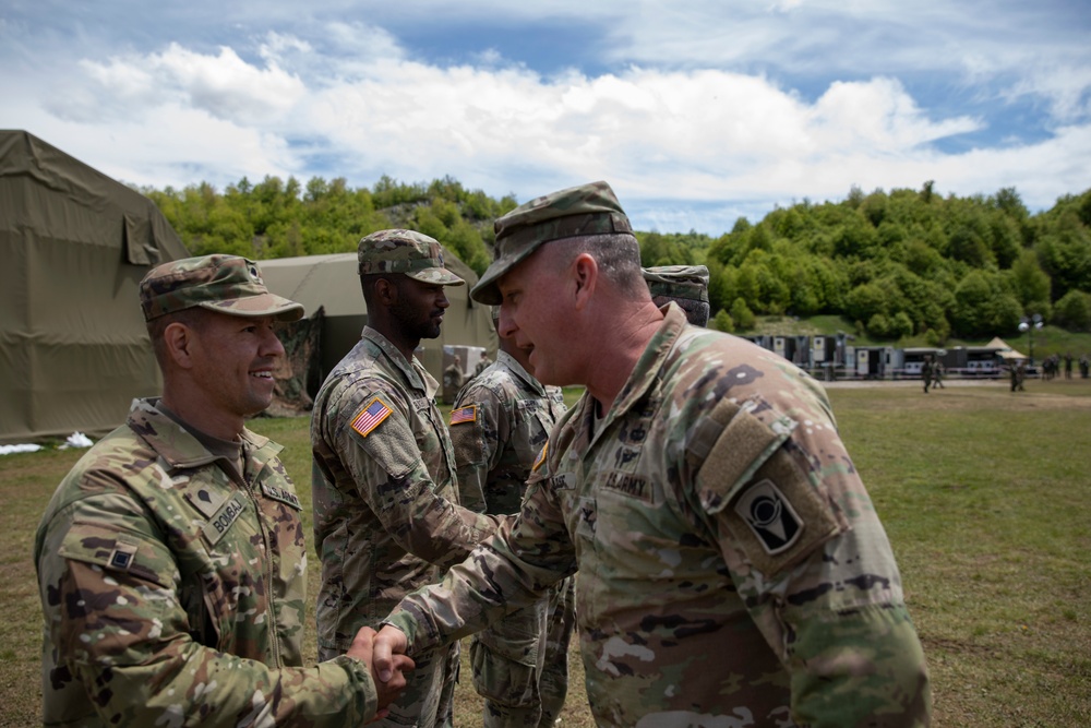 53rd IBCT commander recognizes soldiers for performance and contribution to training mission