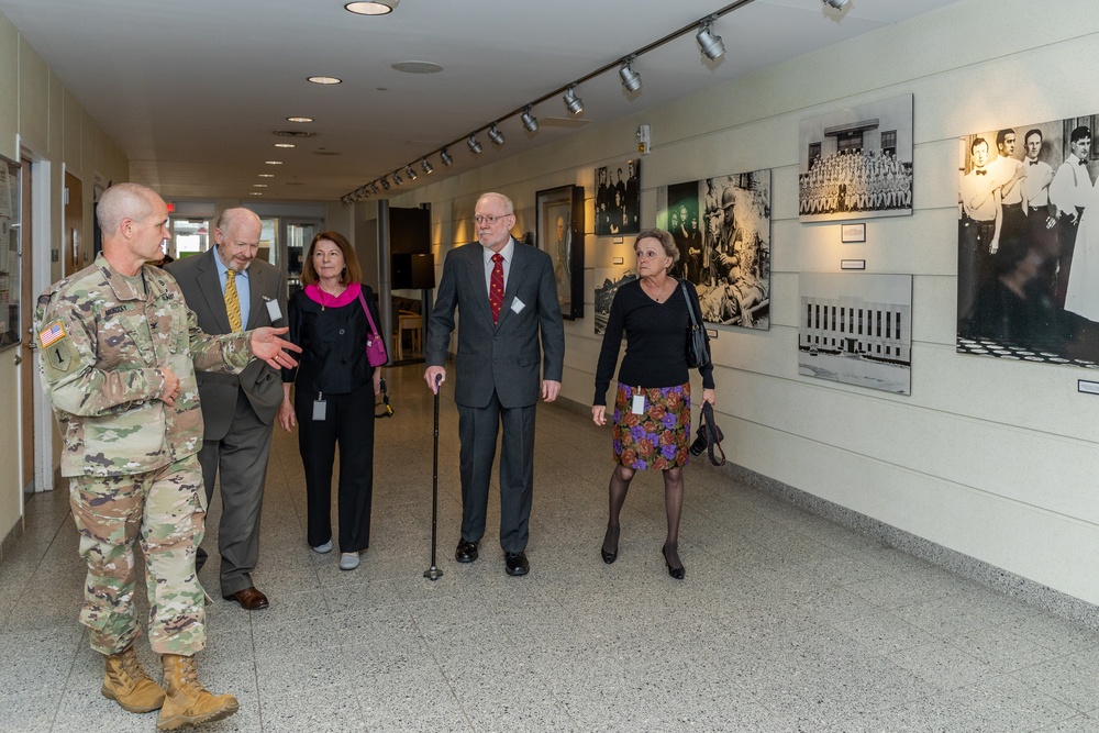 Retired Col. Dan Jarboe and Retired Col. Charles McQueen Visit Their Previous Command Post at Walter Reed Army Institute of Research.