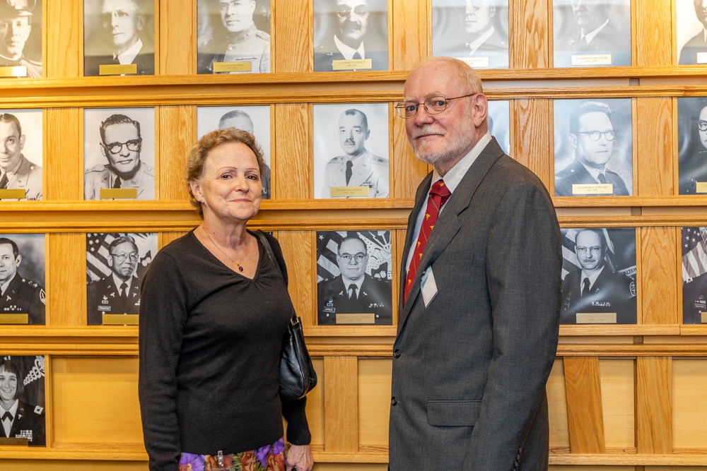 Retired Col. Dan Jarboe and Retired Col. Charles McQueen Visit Their Previous Command Post at Walter Reed Army Institute of Research.