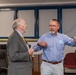 Retired Col. Dan Jarboe and Retired Col. Charles McQueen Visit Their Previous Command Post at Walter Reed Army Institute of Research.