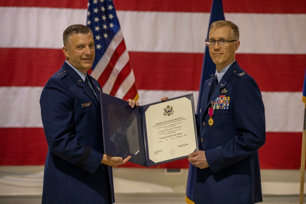 Col. David Meissen retires after 25 years