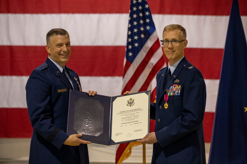 Col. David Meissen retires after 25 years