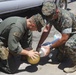 NCO of the Quarter Raises Flag on new Flagpole