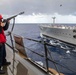 Arlington conducts an underway replenishment