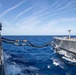 Arlington conducts an underway replenishment