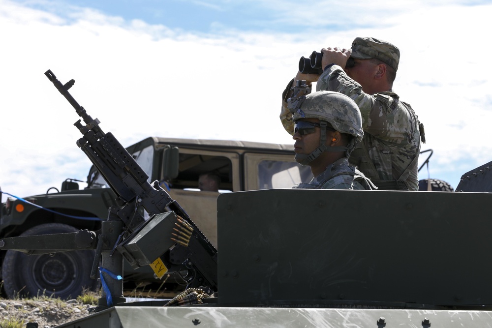 Florida Army National Guard participates in Gunnery table live fire exercise
