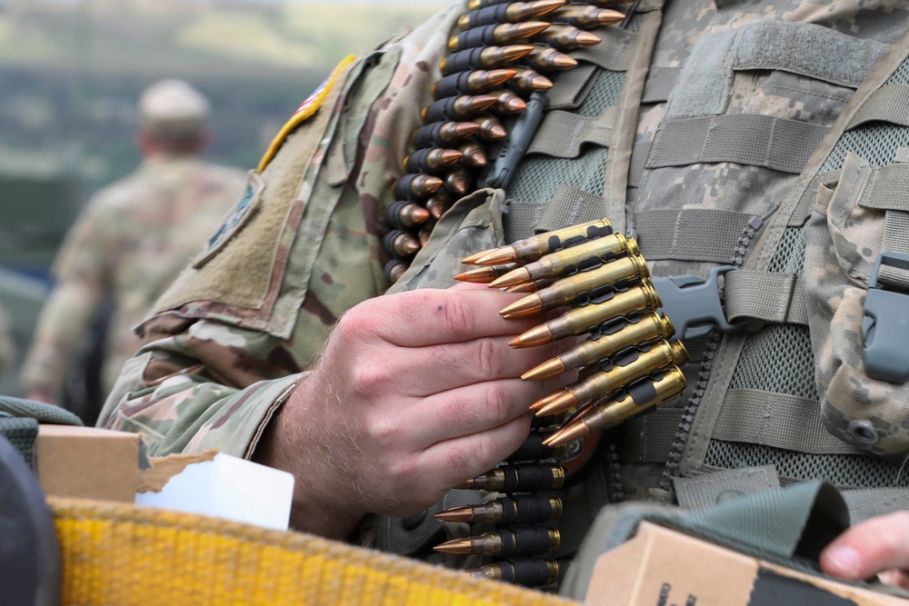 Florida Army National Guard participates in Gunnery table live fire exercise