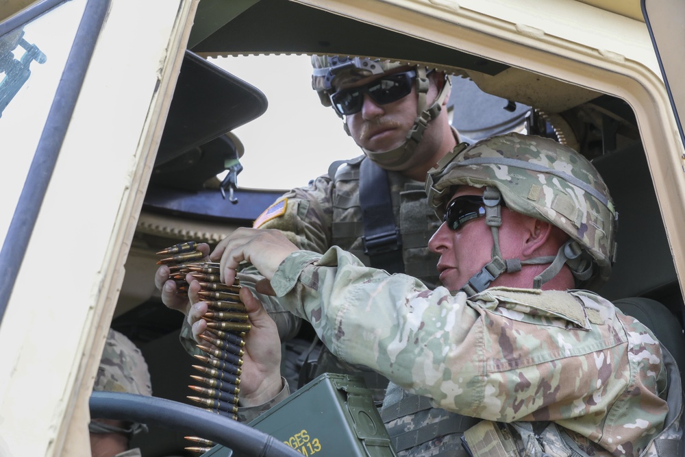 Florida Army National Guard participates in Gunnery table live fire exercise