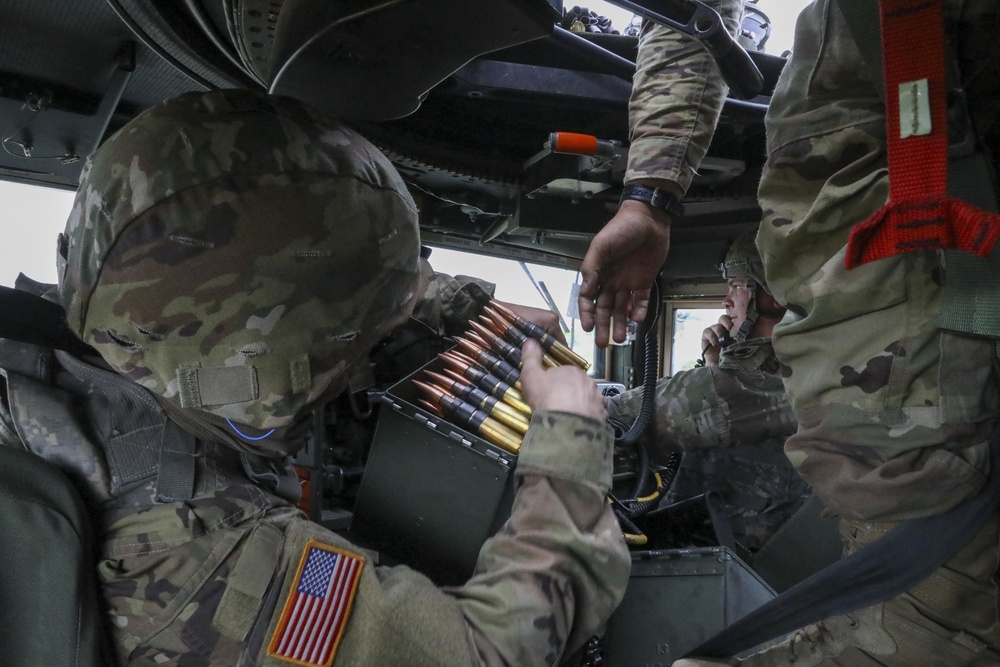 Florida Army National Guard participates in Gunnery table live fire exercise