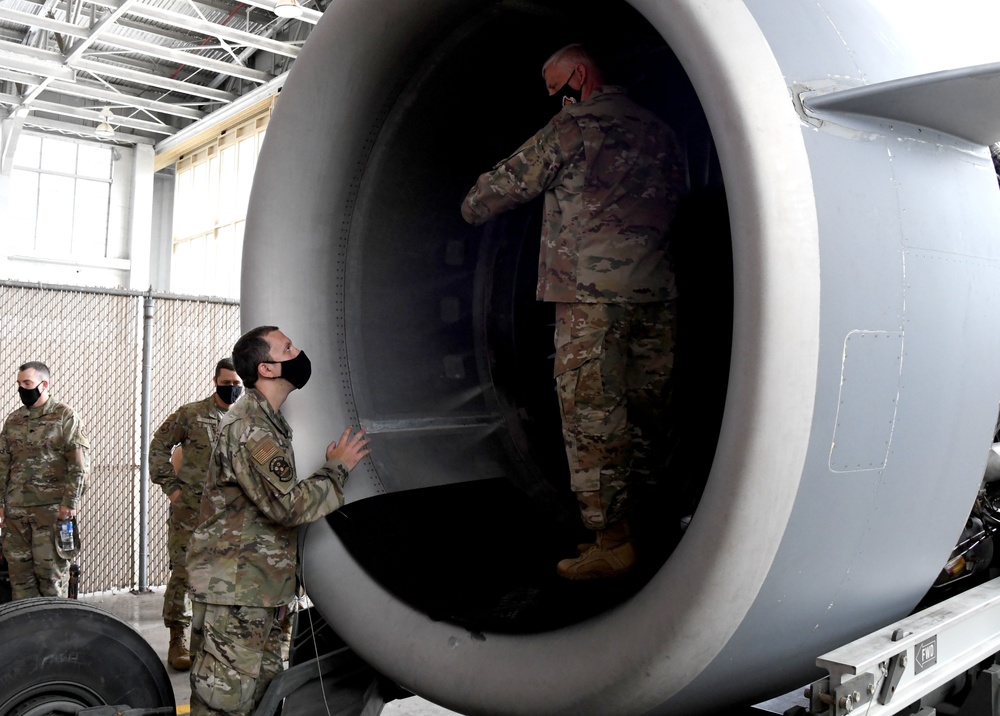 USAF Expeditionary Center Visit to 735th AMS