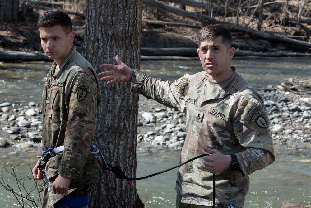 Learning the ropes of river crossing