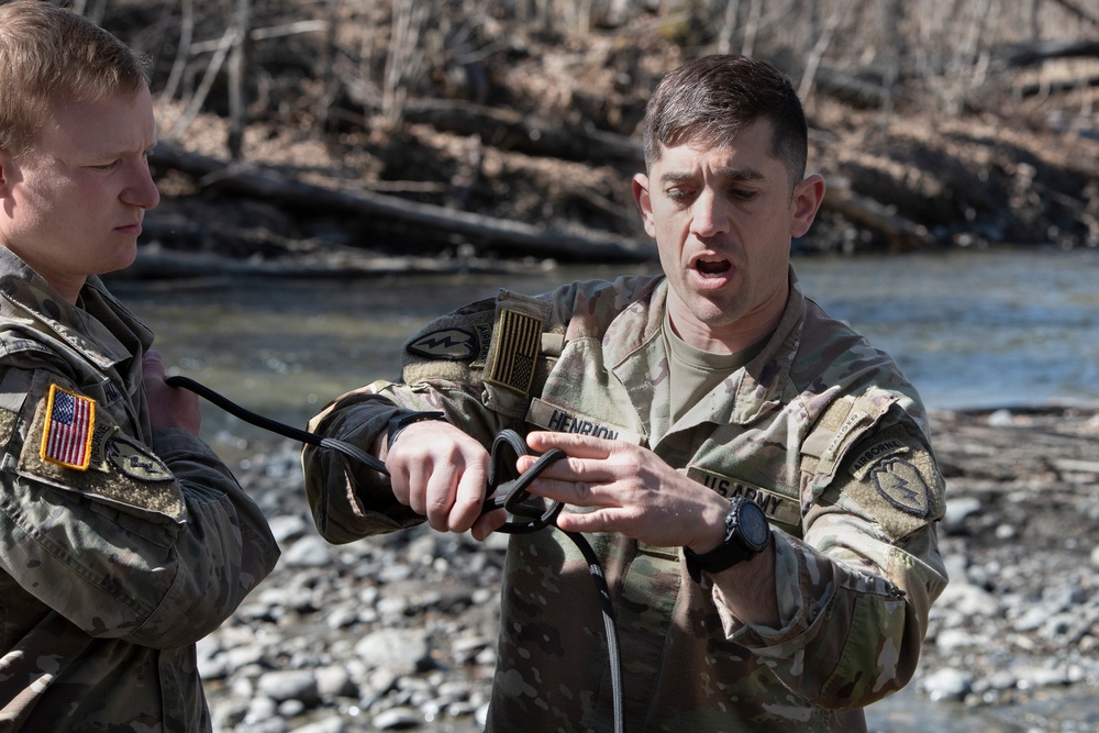 Learning the ropes of river crossing