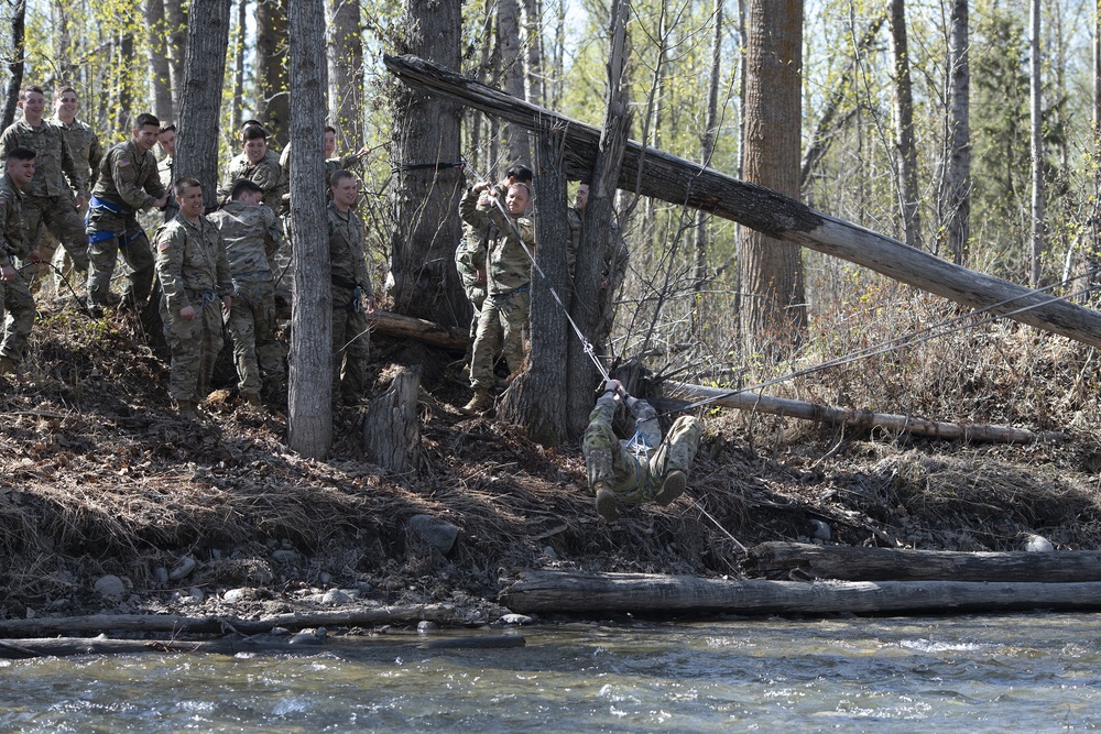 Learning the ropes of river crossing