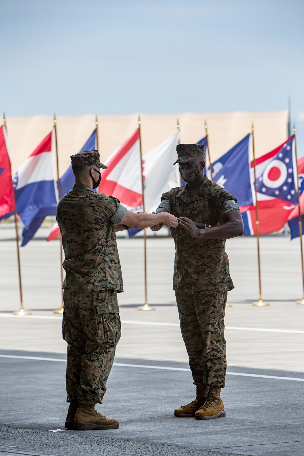 VMFA-121 relief and appointment ceremony